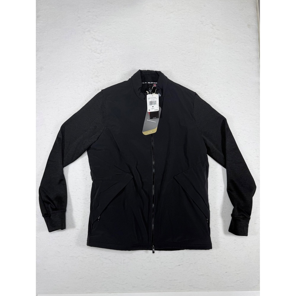 Adidas Terrex Primaloft Hybrid Jacket Mens Medium Black Full Zip Mock Neck New